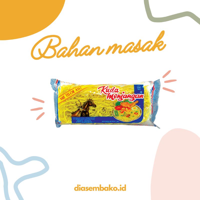 

Mie Telor cap Kuda Menjangan