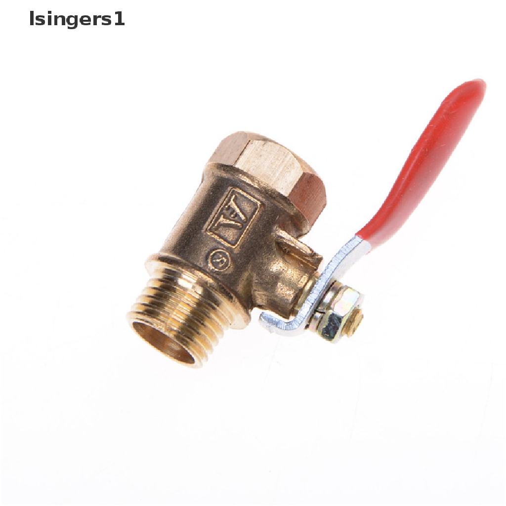 (lsingers1) Katup Bola 1 / 4 "M / F Full Port Bahan Kuningan Untuk Saluran Bahan Bakar / Gas / Udara / Air