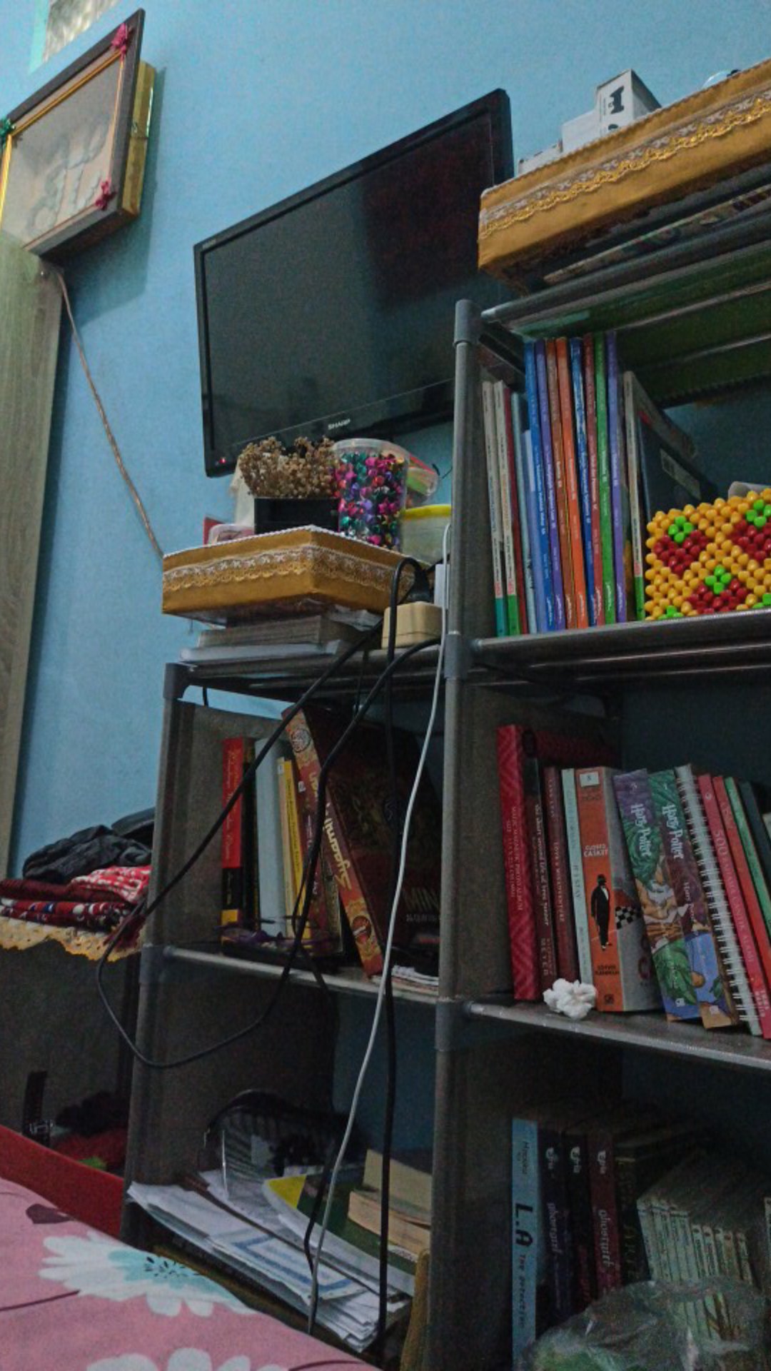 Rak Buku Serbaguna Rak Portable (mudah Dibongkar Pasang)