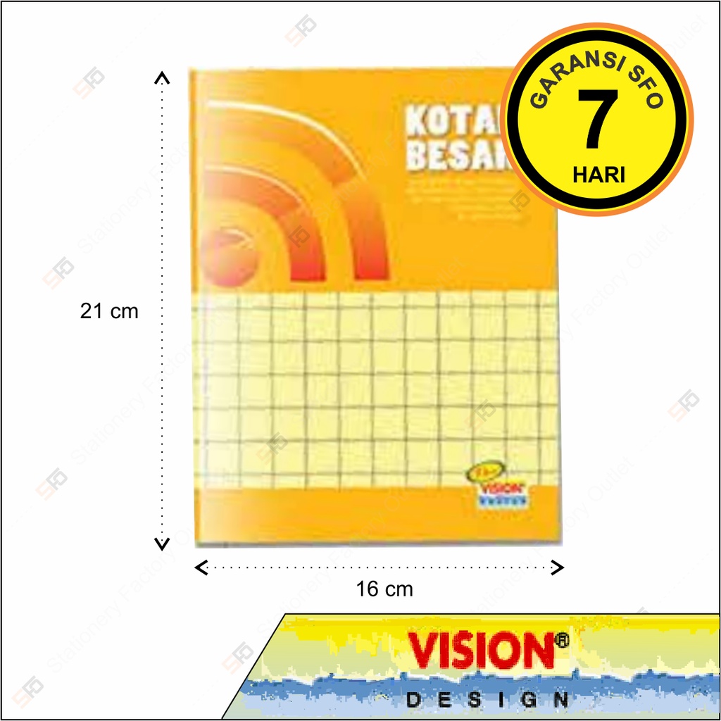 

Buku Kotak Besar isi 30 Satuan - Vision - SFO Semarang Official