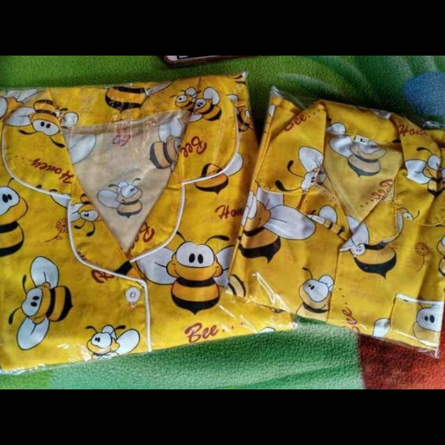 Baju tidur couple mini anak