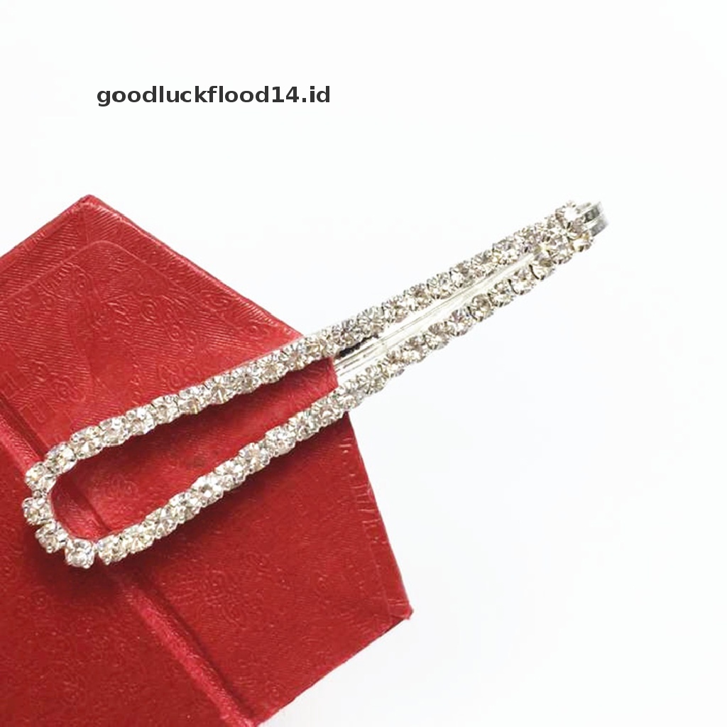 [OOID] New Crystal Women Flower Rhinestone Hair Pin Clips Barrette Comb Hairpin Bridal ID