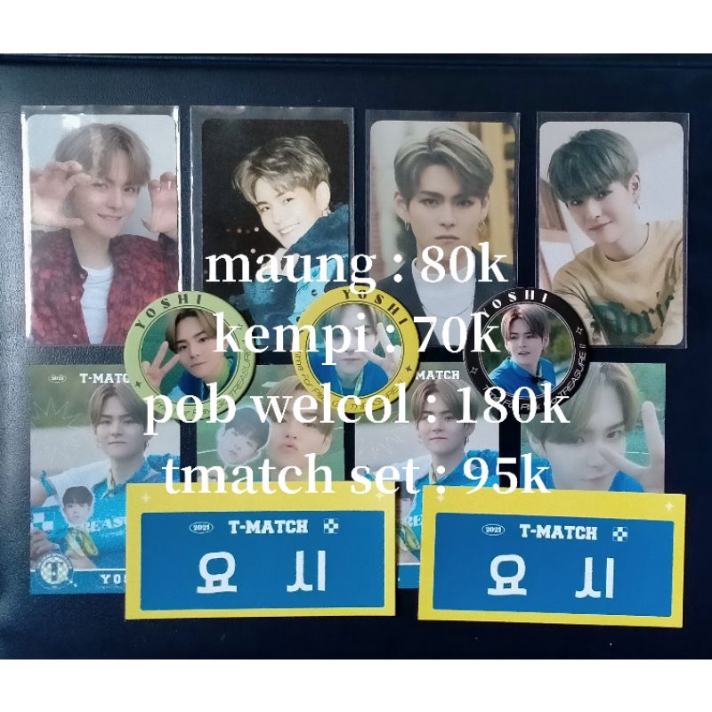 TAKE ALL ONLY PC PHOTOCARD YOSHI MAUNG KEMPI POB WELCOL MD TMATCH SET
