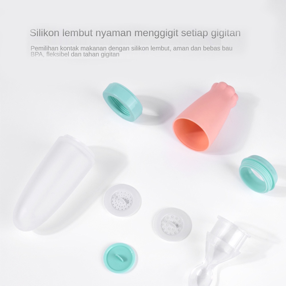 Botol sendok makan bayi silicone baby feeder silikon 110 ml lembut BPA FREE mpasi bayi