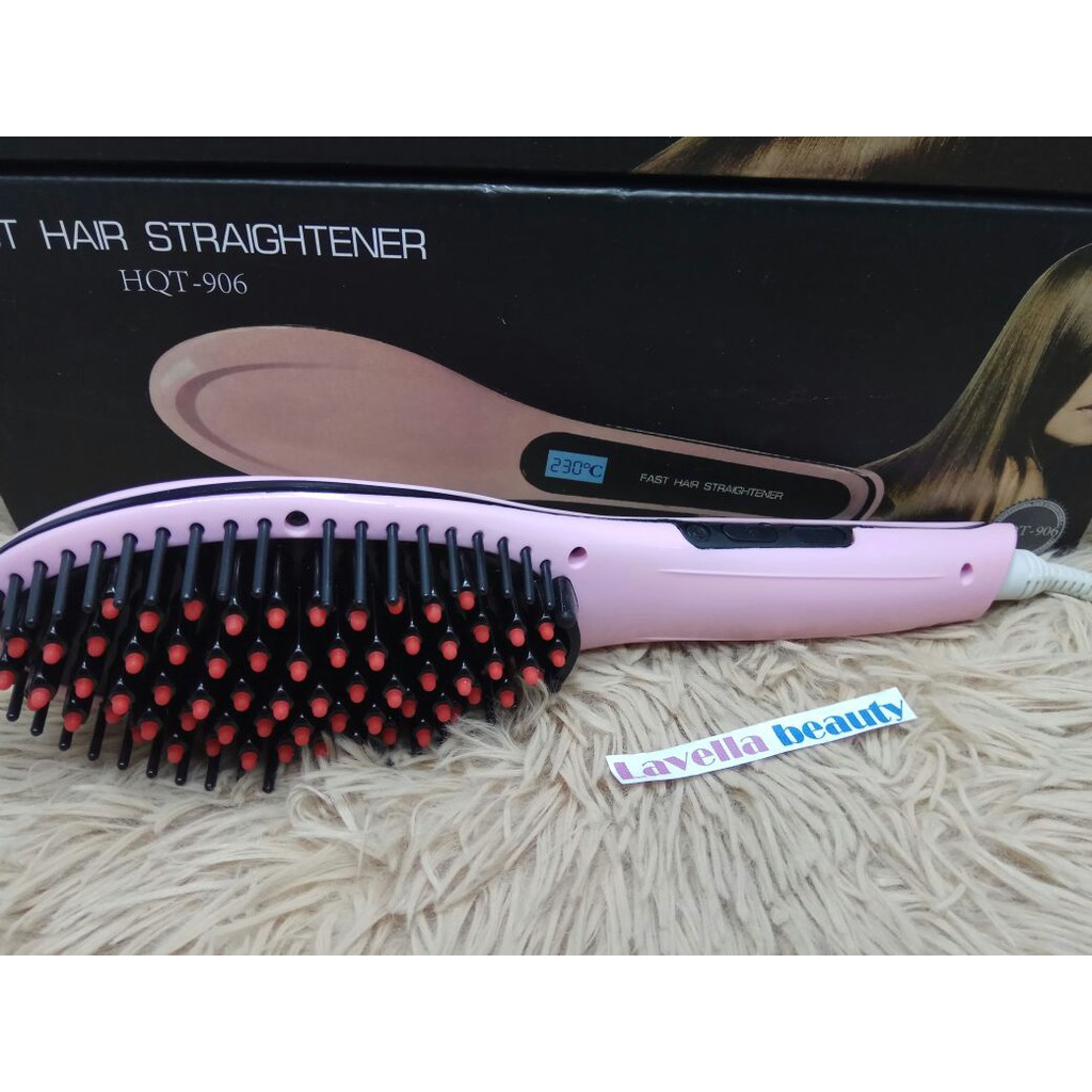 fast hair straightener HQT 906 Original  catokan sisir  