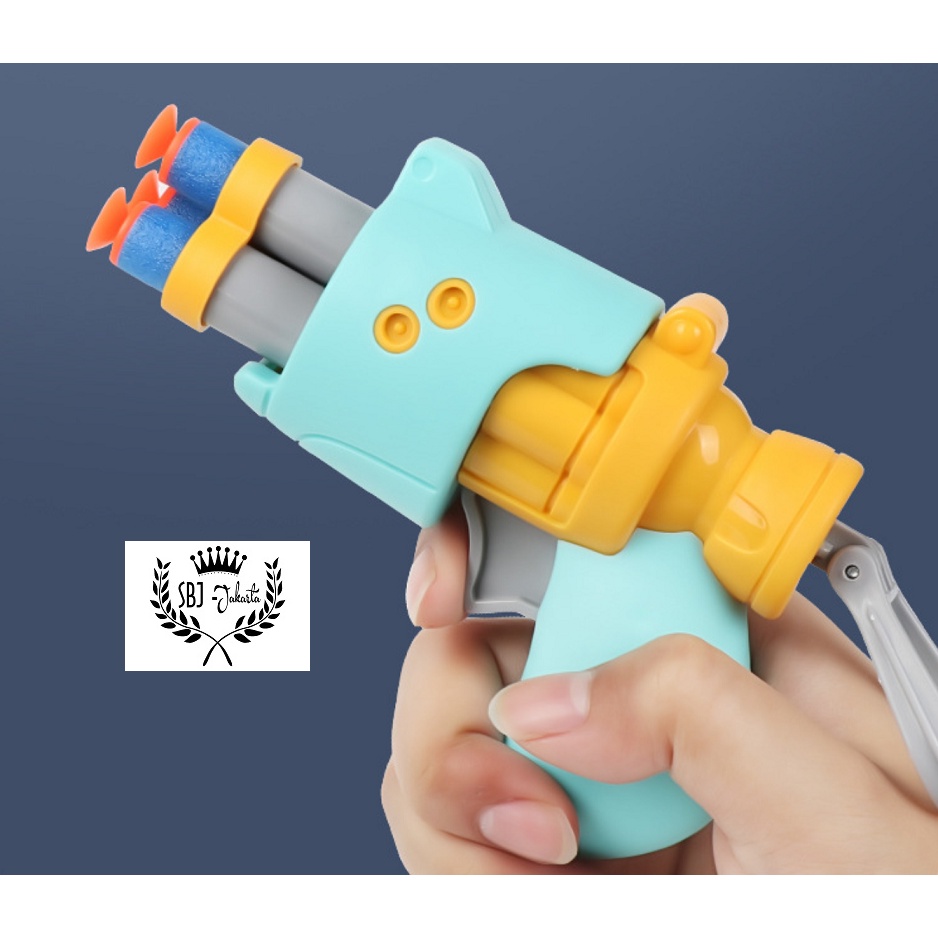 Mainan Pistol anak mini Soft Bullet Mirip Nerf Soft Bullet Gun