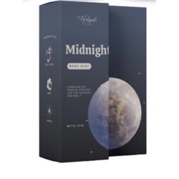 [+1GIFT] READY!! Holigrels body mist parfume VANILLA ECLAIR POPCORN HOLIGREL KALA BODYMIST-Deospray midnight