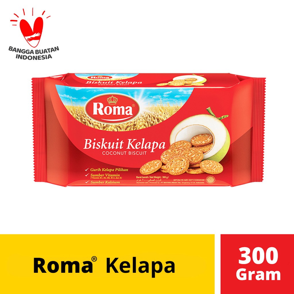 

Biskuit Roma Kelapa 300 gr