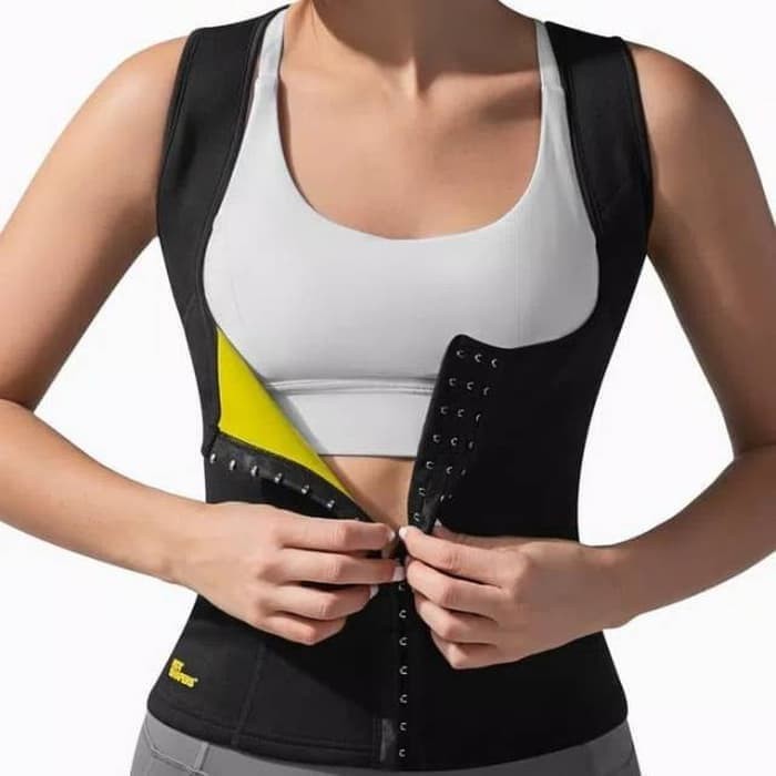 Korslet Wanita CAMI HOT SHAPERS WAIST CINCHER / CHINCER BUTON 3 LEV PENGAIT KANCING Korset Olahraga