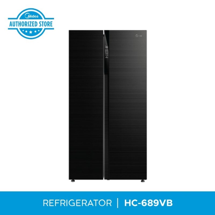 MIDEA KULKAS SIDE BY SIDE  600L HC-689VB