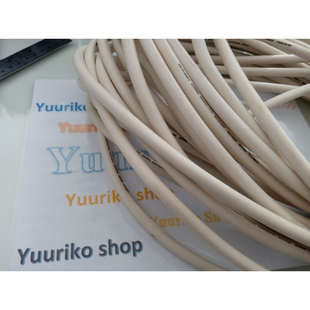 Kabel isi 2 tembaga kabel eterna 2 x 1.5 kabel tunggal. Eterna