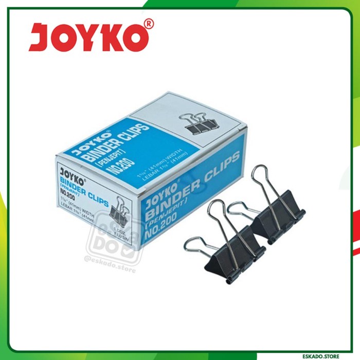 

Segera Miliki Binder Clips Joyko No.200 Trendi