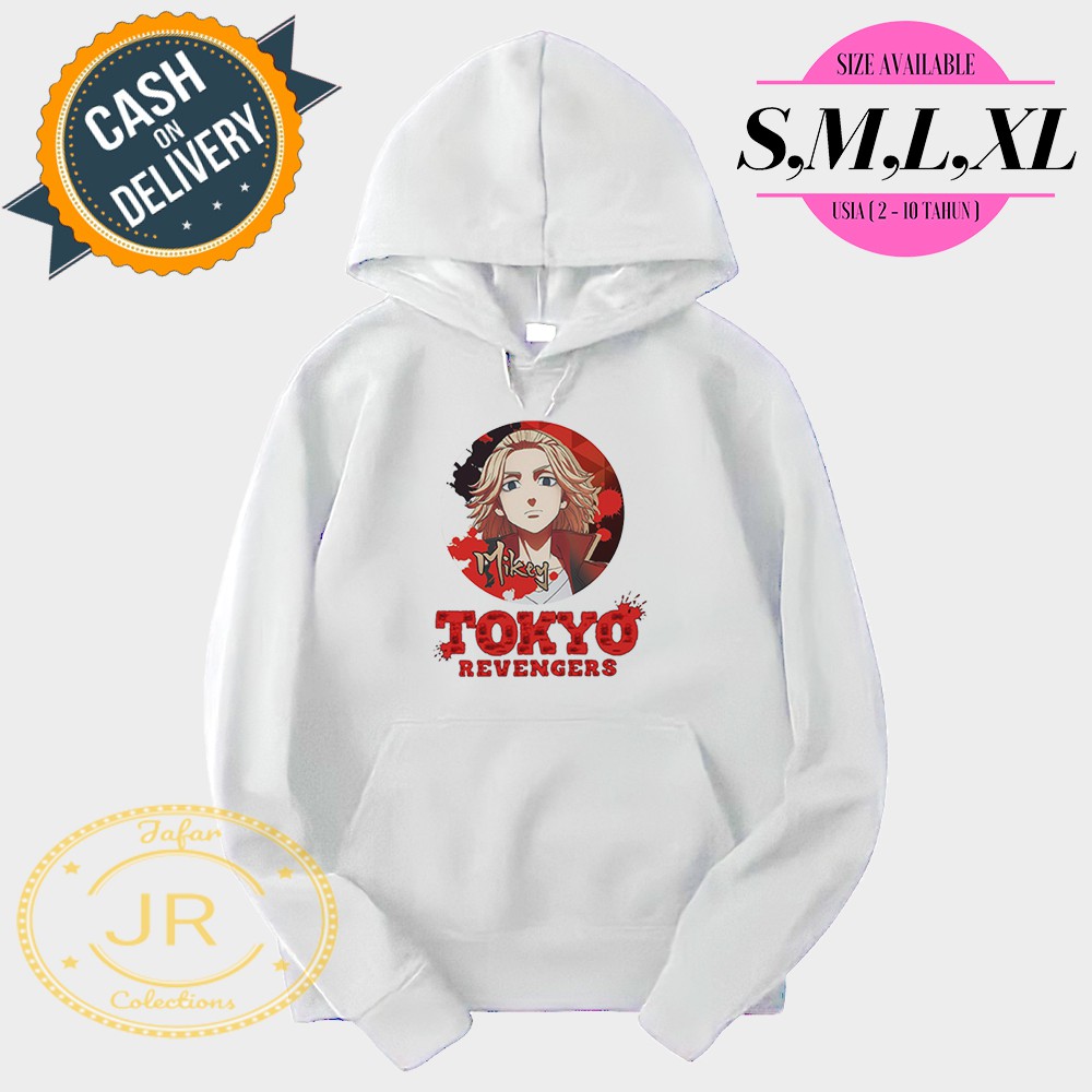 Hodie Anak Tokyo Revengers Mikey Terbaru/Jaket Hoodie Anak Mikey Tokyo Revengers Murah Trend