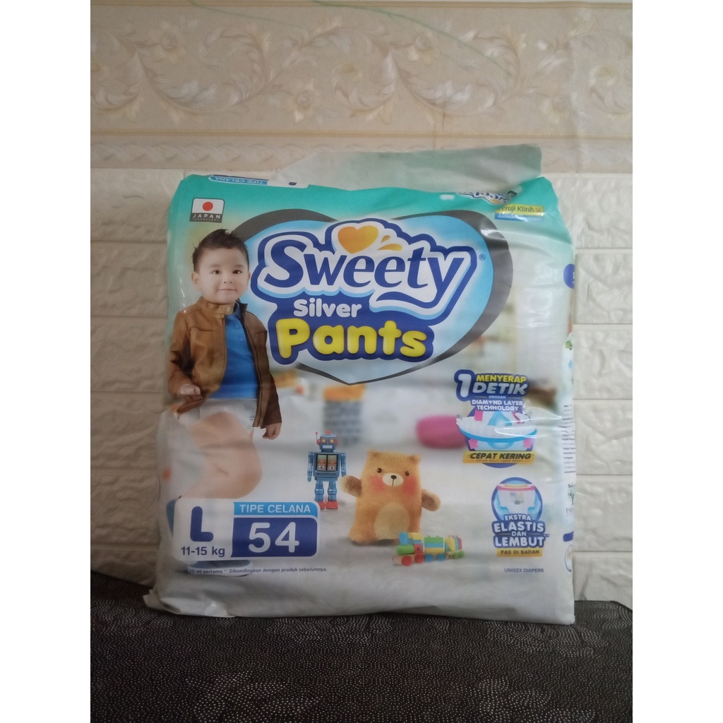 PAMPERS SWEETY SILVER PANTS