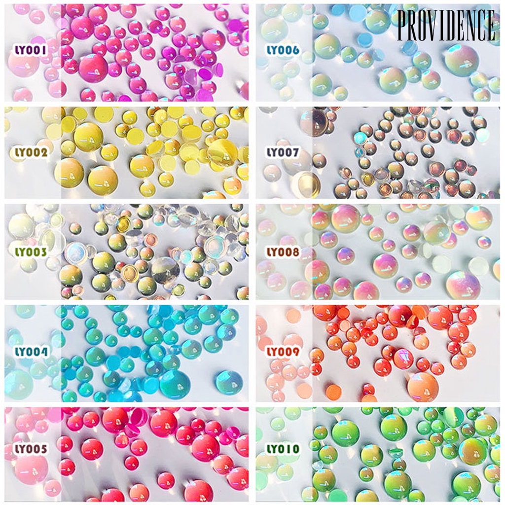 Providence 1440Pcs/Bag Nail Art Beads Decorative Manicure Tools Glittering Bags Cups Nail Rhinestones for Nails Decoration