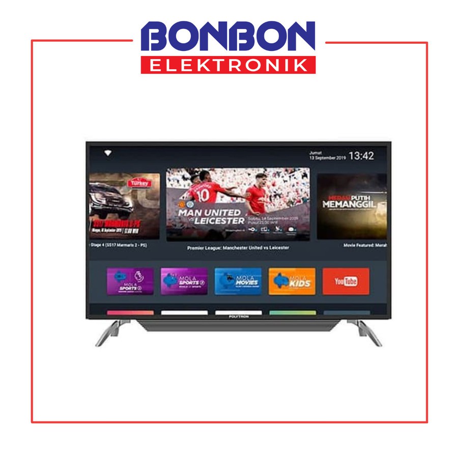 Polytron LED Smart TV 43 Inch 43AS1558