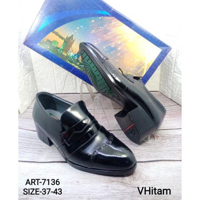 Sepatu formal hak tinggi pria giofrance 7136