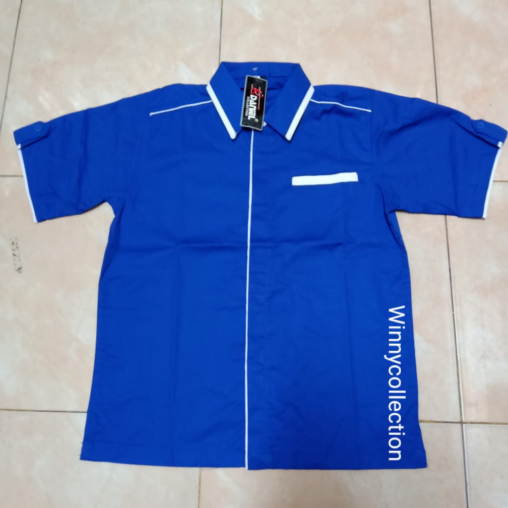 SERAGAM KOMBINASI, KEMEJA SERAGAM, BAJU KERJA, SERAGAM DRILL, BAJU PDH