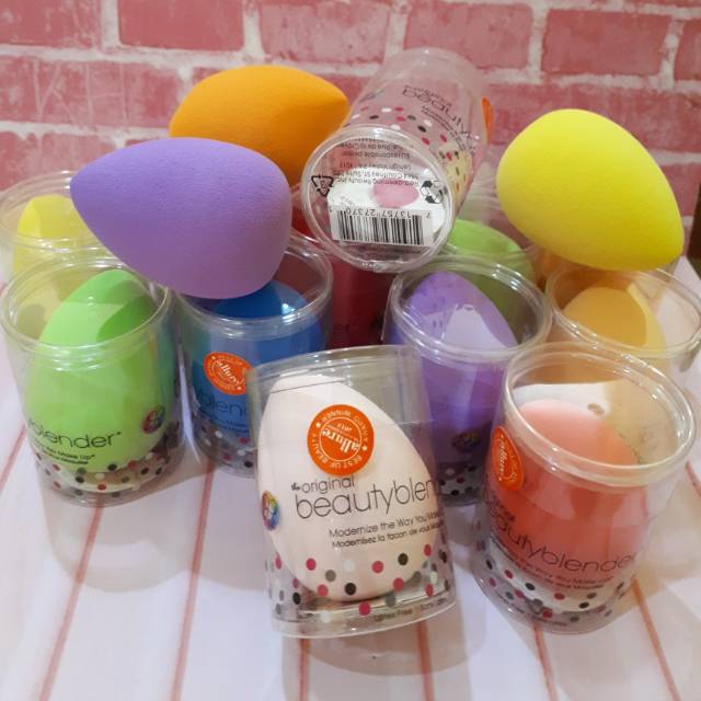 Jual BIG BEAUTY BLENDER SPONGE FOUNDATION PREMIUM BOX TABUNG MIKA