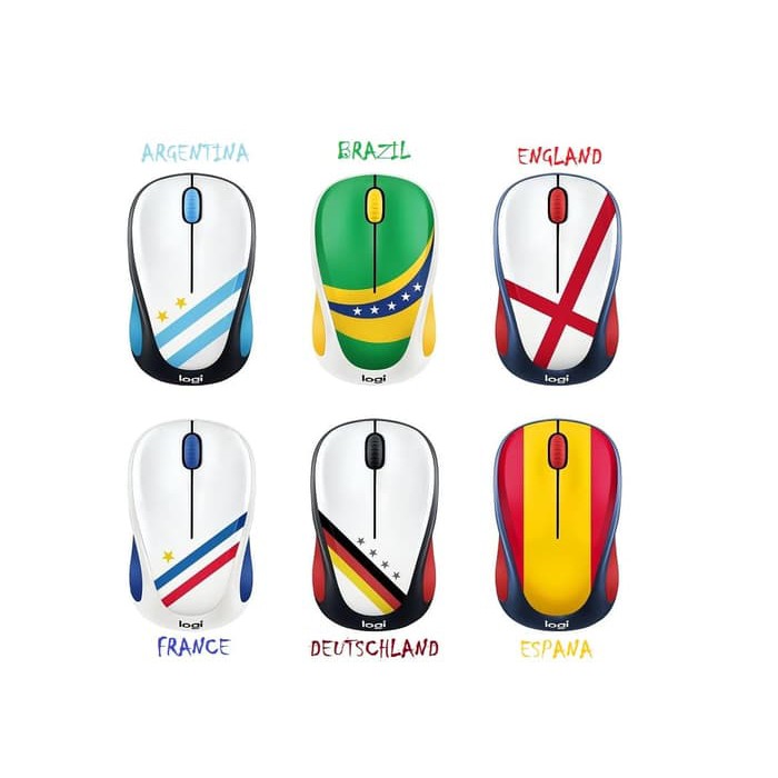 Logitech Wireless Mouse M238 Doodle Collection - BRAZIL