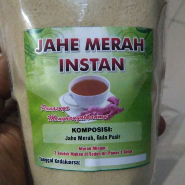 

Jahe merah instan