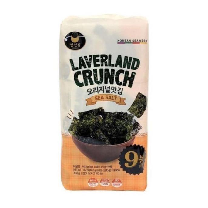 

LAVERLAND CRUNCH SEA SALT (4,5 gram x 9sachets)