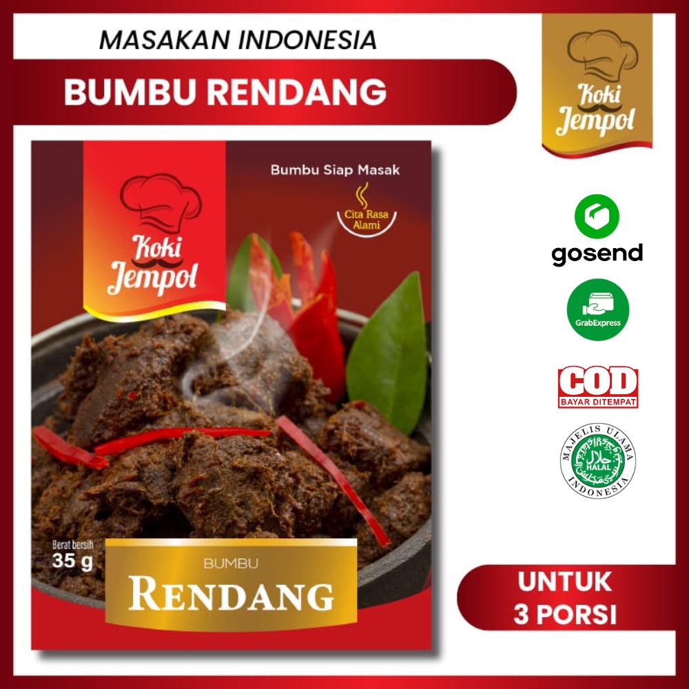 Bumbu Instan Khas Nusantara Koki Jempol / Bumbu Masak Koki Jempol / Bumbu Instan Siap Masak Koki Jempol