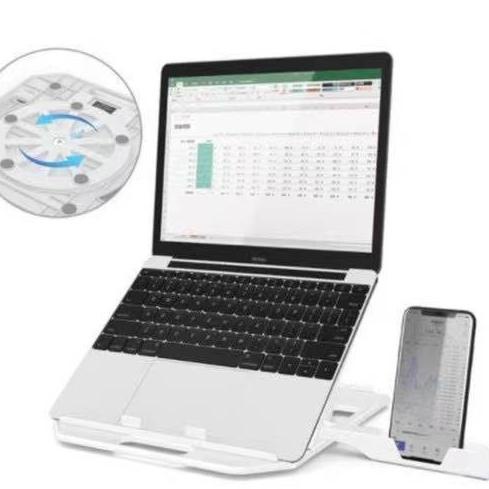 (MURAH) Dudukan laptop dengan dudukan ponsel dudukan laptop dudukan laptop kantor desktop  Laptop ho