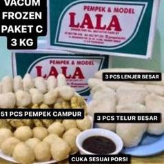 

Model Terkini Pempek Lala Palembang Paket C 3 KG [ VACUM FROZEN ] WPM