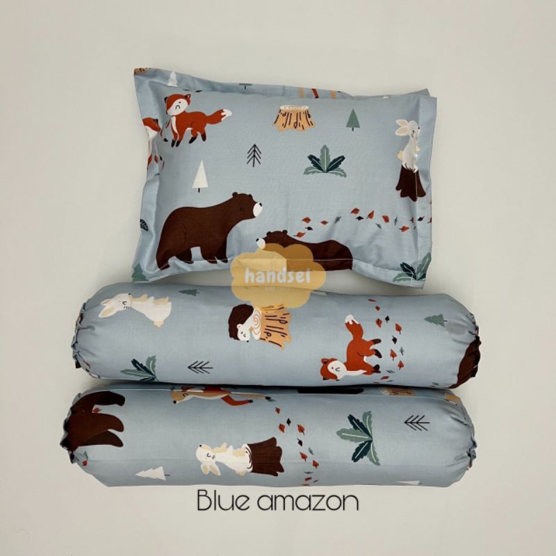 SARUNG BANTAL GULING BAYI KATUN-Blue amazon