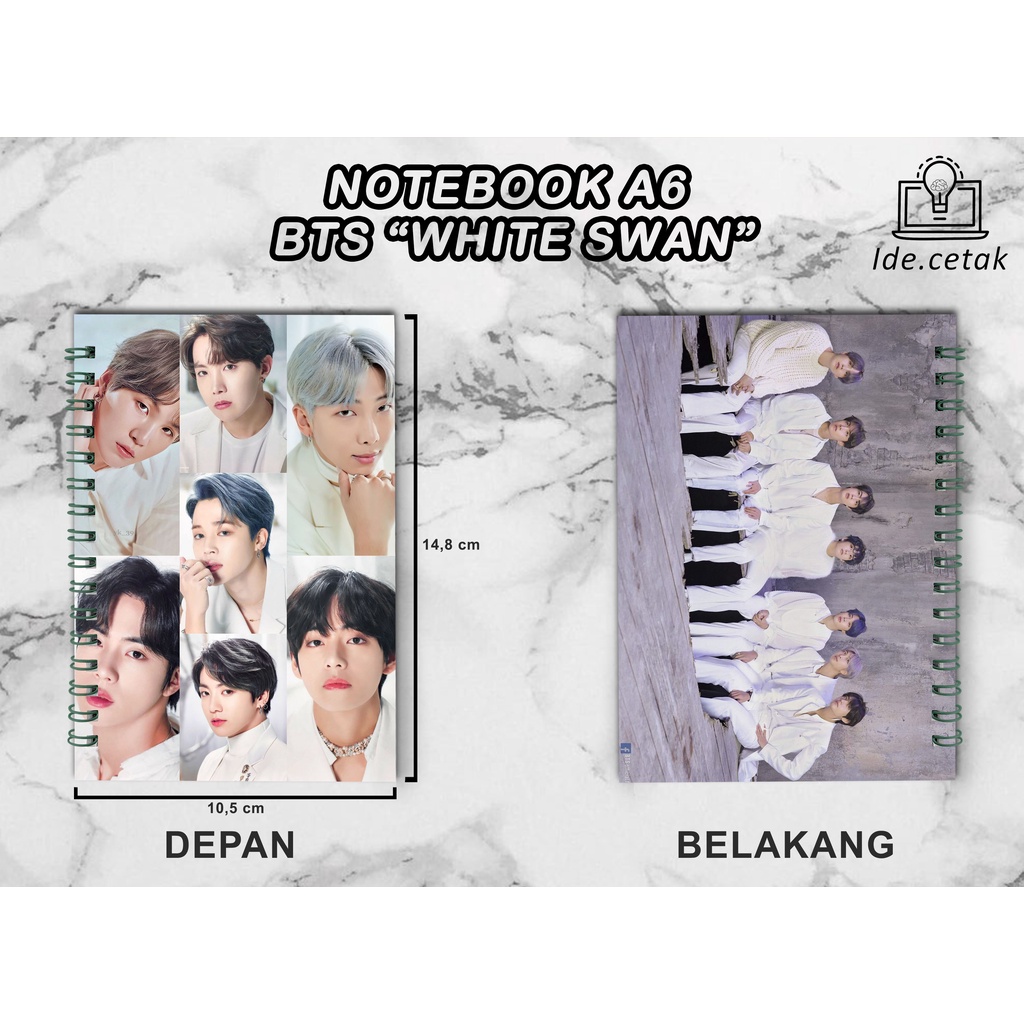 

Notebook Kpop BTS Bangtan A6 Unofficial / Buku Catatan / Notes A6 Kpop Murah | BACA DESKRIPSI !!
