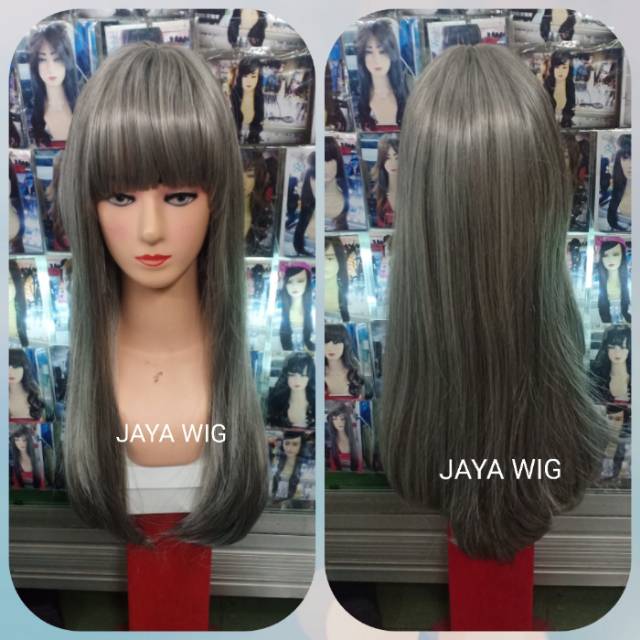 WIG LURUS PANJANG PONI DEPAN