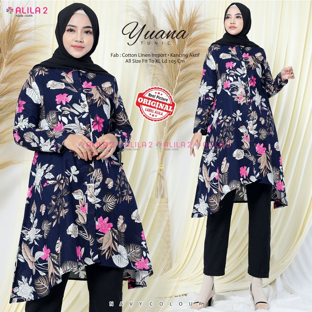 F2205 YUANA TUNIK BY ALILA2 MURAH