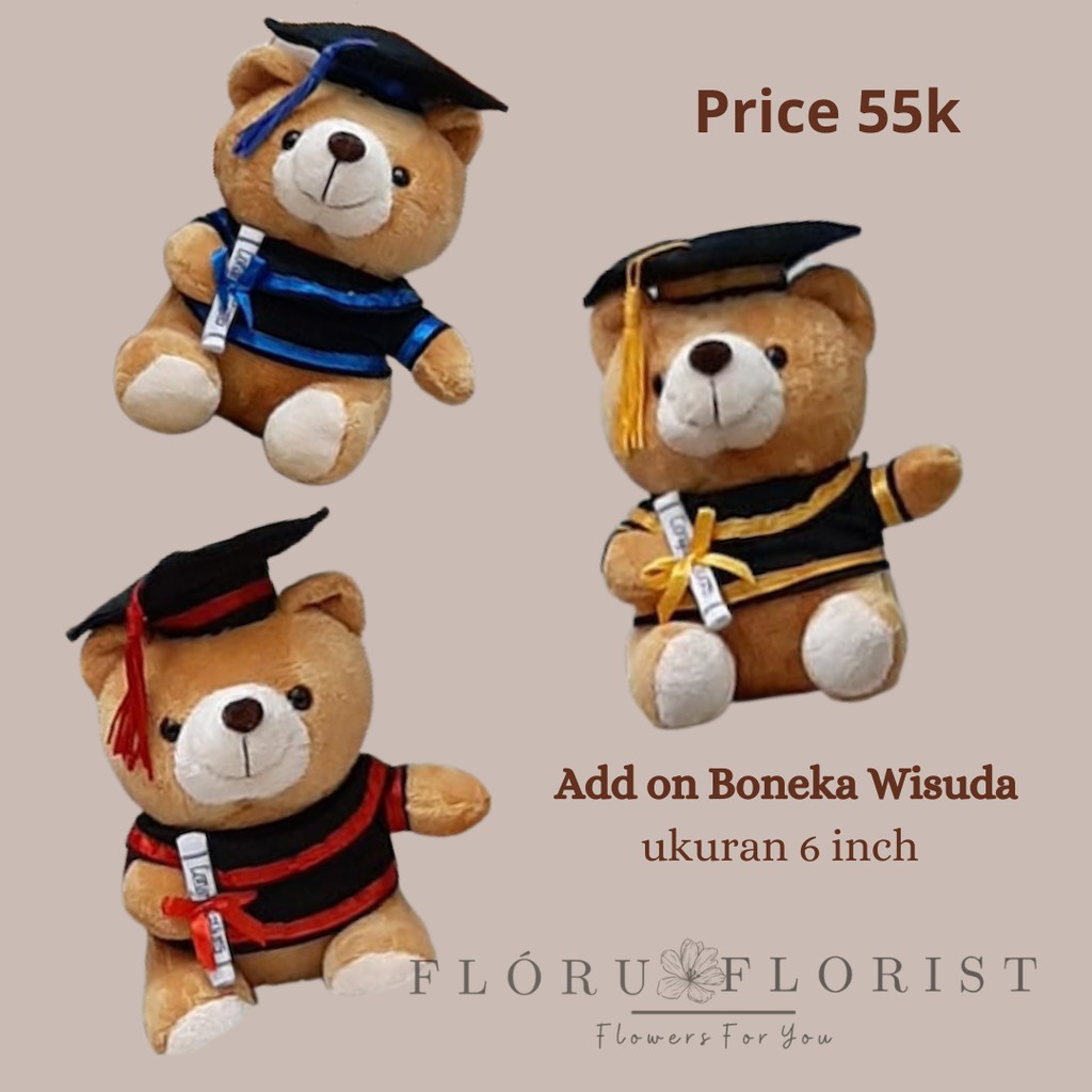 

Boneka wisuda ukuran 6 inch