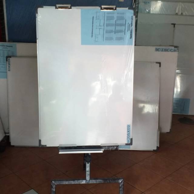 

papan tulis whiteboard clipchart penjepit kertas uk 60x80