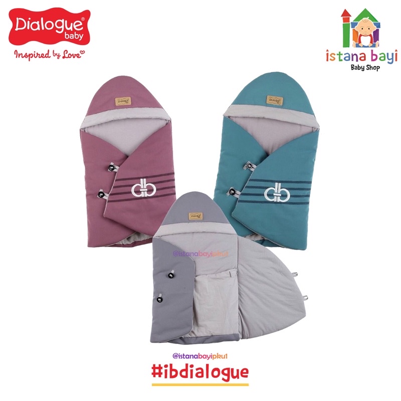 Dialogue Baby Blanket Milky / Grand Series DGB3405 - Selimut topi bayi