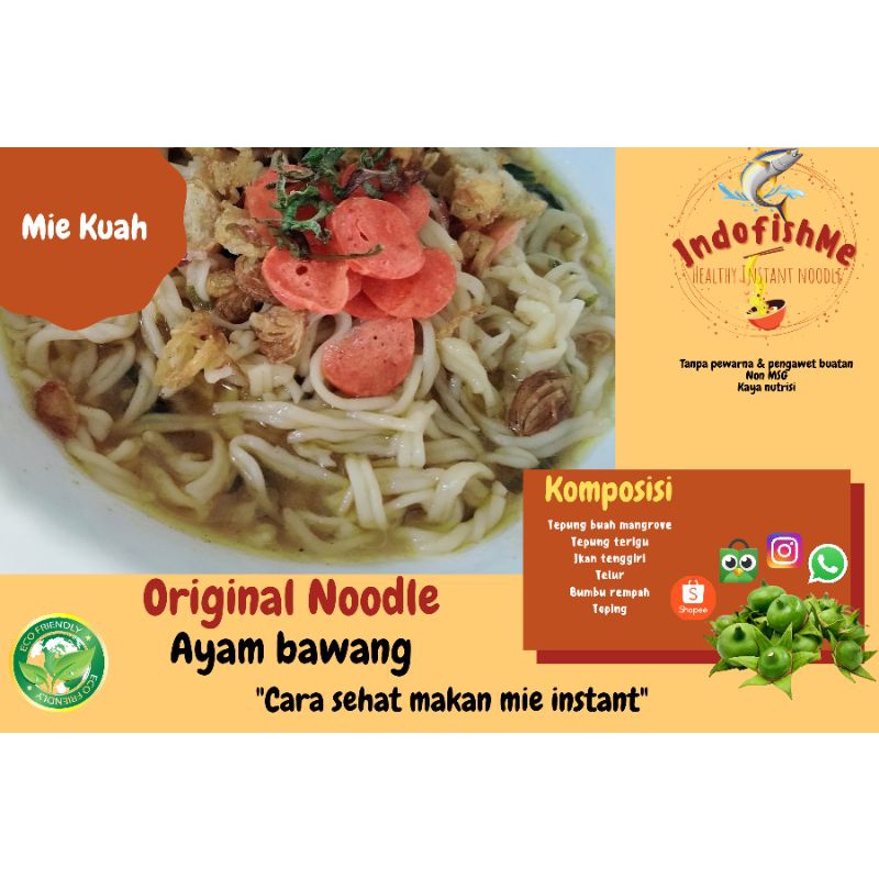 

Original fish noodles rasa Ayam Bawang