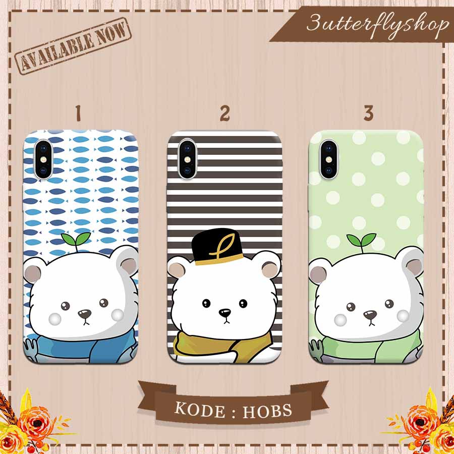 Sweet Ice Bears casing case Oppo Vivo Realme Redmi Xiaomi Samsung Iphone