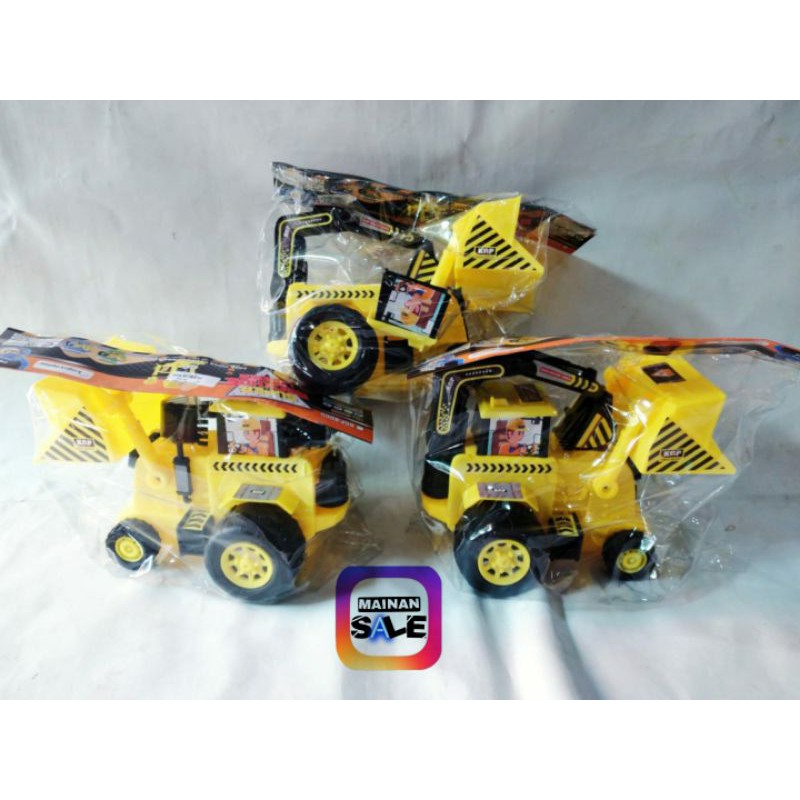 mainan mobil beko mini