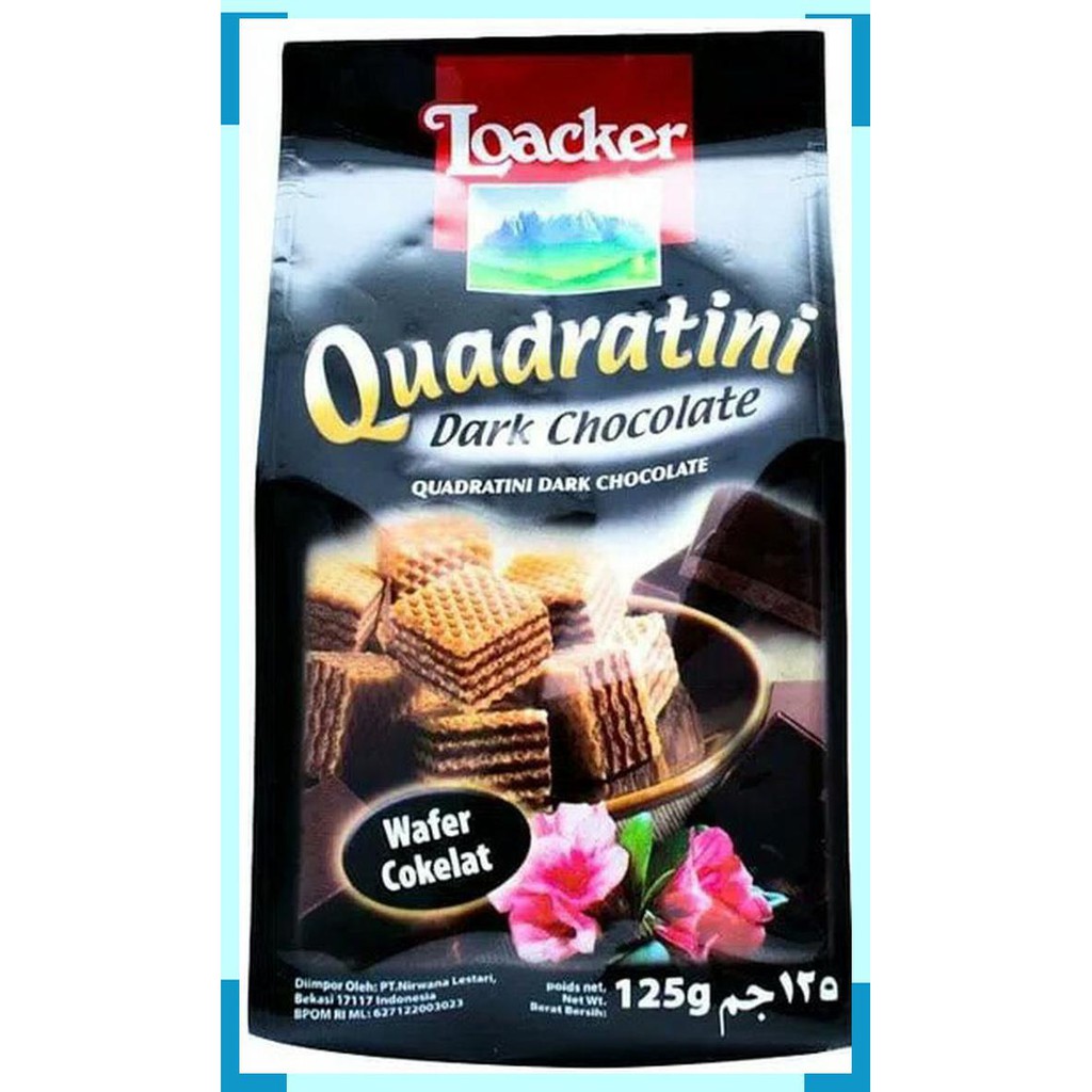 

Loacker | quadratini | dark chocolate | 250 gram