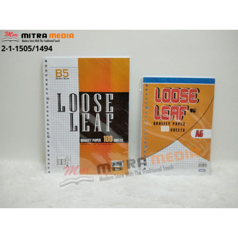 

LOOSE LEAF STRIMIN / KOTAK KOALA B5 DAN A5 MURAH