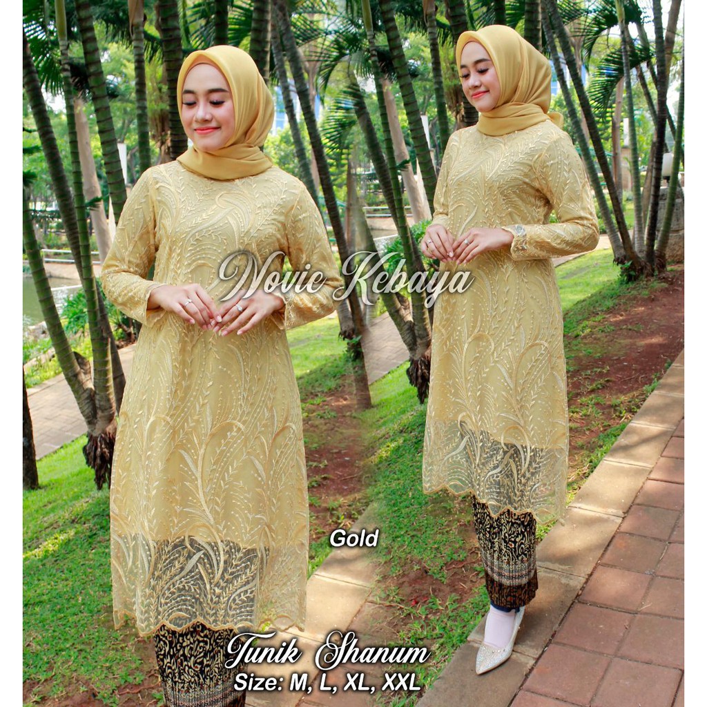 NOV SET KEBAYA  MODERN MODIS KEKINIAN  TUNIK TILLE SHANUM 