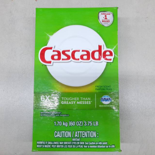 cascade dishwasher detergent 3.75LB (1.7kg)