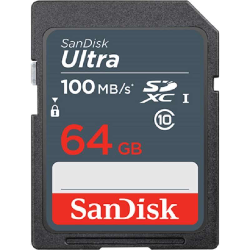 SanDisk Ultra SDXC / SD Card 64Gb 100MBps Class 10 - DUNR