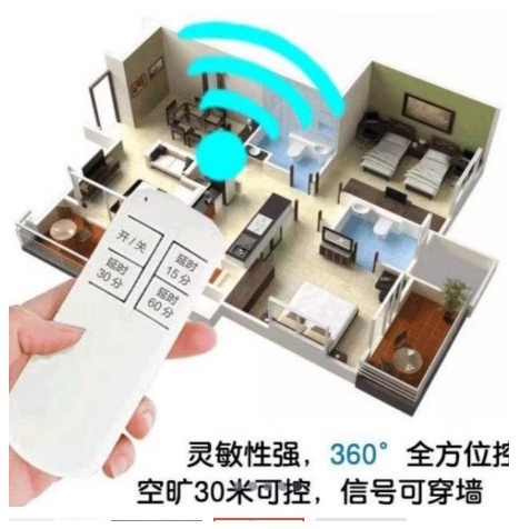 Fitting Lampu Remote Control Wireless E27 220V