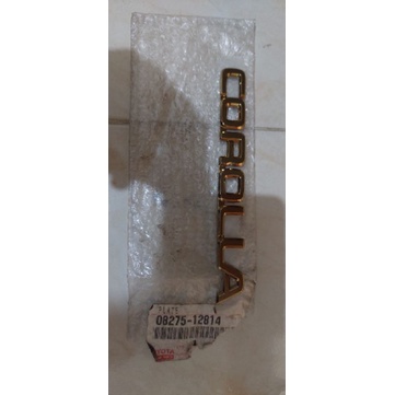 Emblem Bagasi  Corolla Gold dan Emblem Grill original Toyota All New Corolla AE111