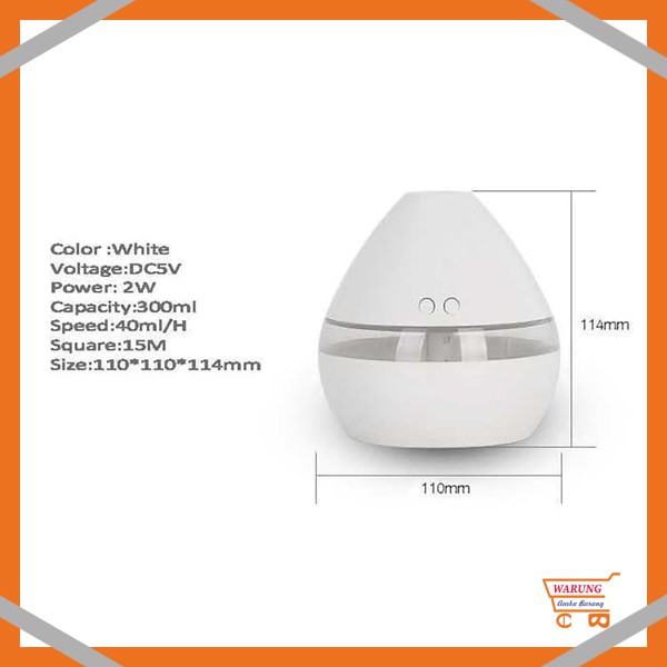 COD AROMATERAPI PELEMBAB UDARA AIR MIST HUMIDIFIER DIFFUSER AROMA TERAPI ESSENTIAL OIL ULTRASONIC A01 HH