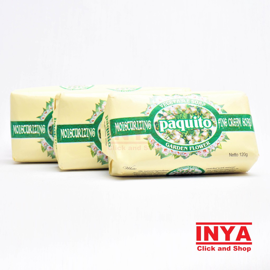 PAQUITO VEGETABLE SOAP 120gr &amp; 90gr - Sabun Batang