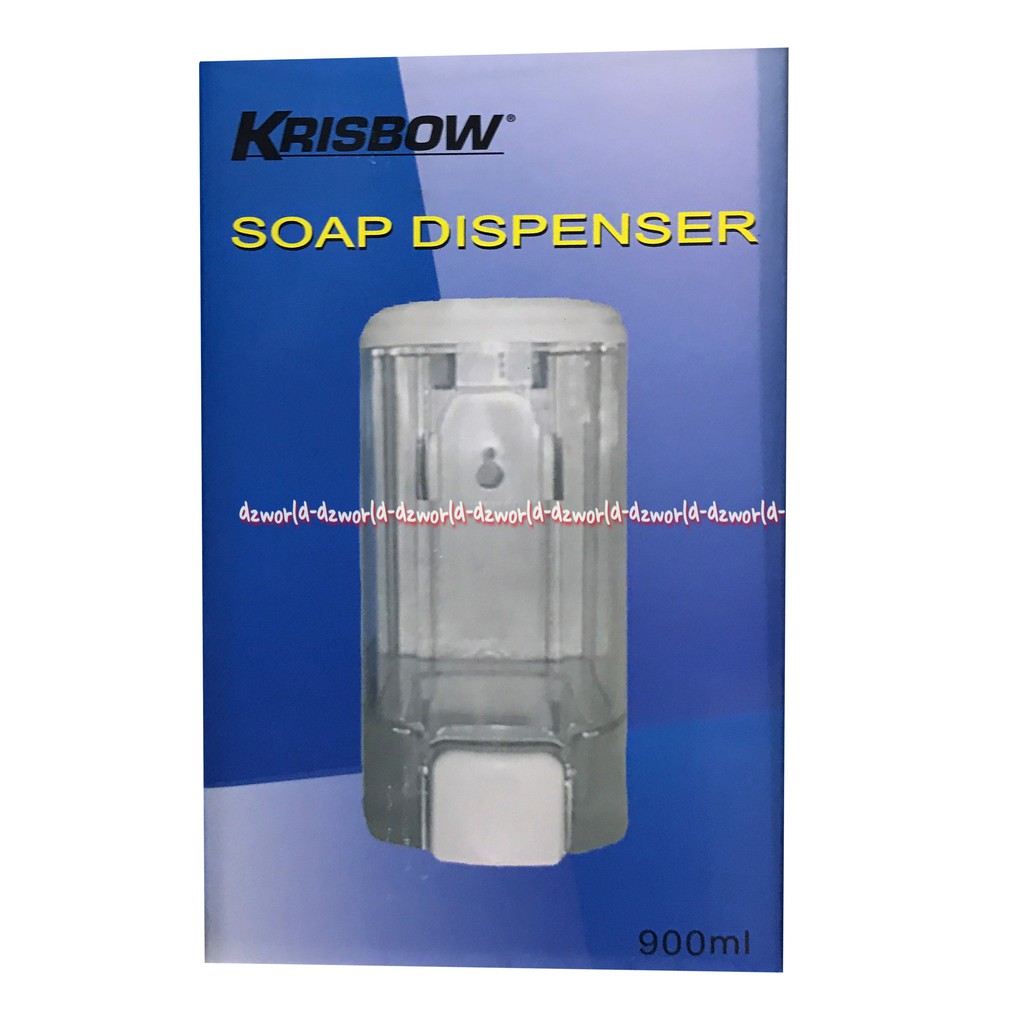 Krisbow Soap Dispenser 900ml Tempat Sabun Cair Nempel Di Dinding Tembok 900 ml Tempat Sabun Cair Model Tekan Press Push