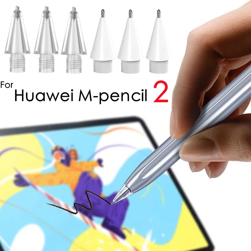 Alloy Touch Nickel Stylus Pen Tips Screen Layar Sentuh Lapis Pengganti Kompatibel Dengan Huawei M-Pensil Generasi Ke 2 Ujung Pensil